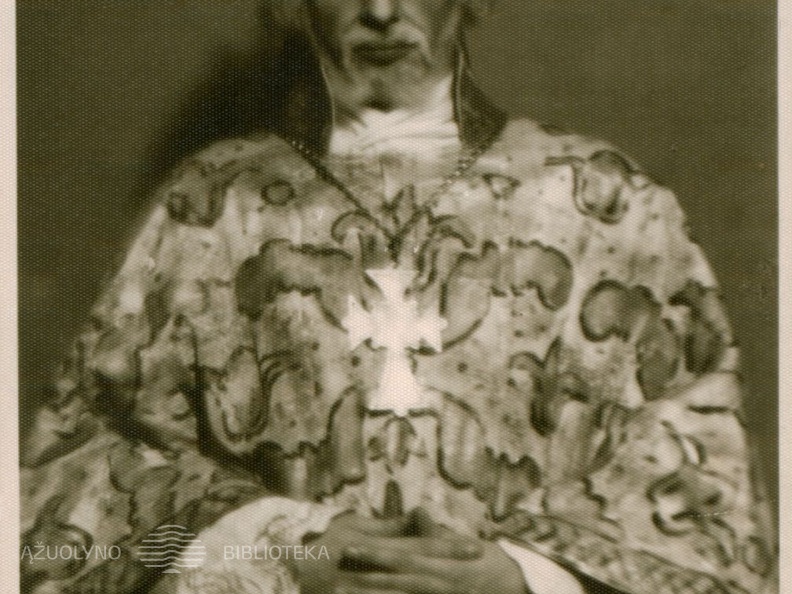 Stasys Santvaras Vyskupo Merkelio Giedraičio vaidmenyje