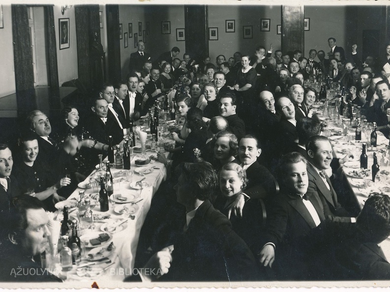 Po A. Račiūno operos „Trys talismanai“ premjeros.