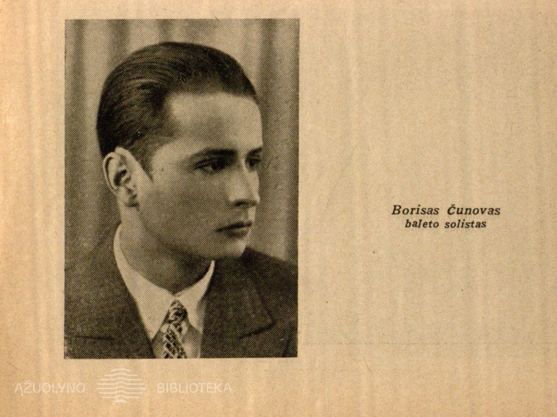 Borisas Čunovas baleto solistas // Meno dienos