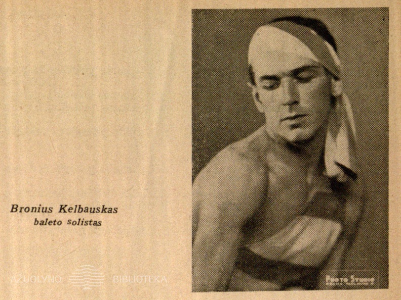 Bronius Kelbauskas baleto solistas // Meno dienos