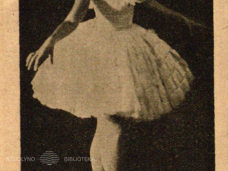 Valstybės Teatro baleto balerina O. Malėjinaitė