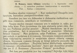 Kaip romaną sukūrę ... mokiniai (Iš romano charakteristikos ir jo likimo teorijų)