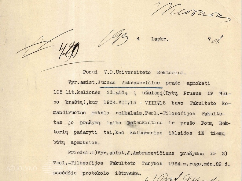 VDU Teologijos – filosofijos fakulteto dekano 
