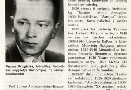 Akademikas Juozas Ambrazevičius-Brazaitis (1903. 