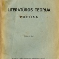 Literatūros teorija: poetika; vadovėlis vidurinėms