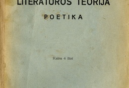 Literatūros teorija: poetika; vadovėlis vidurinėms