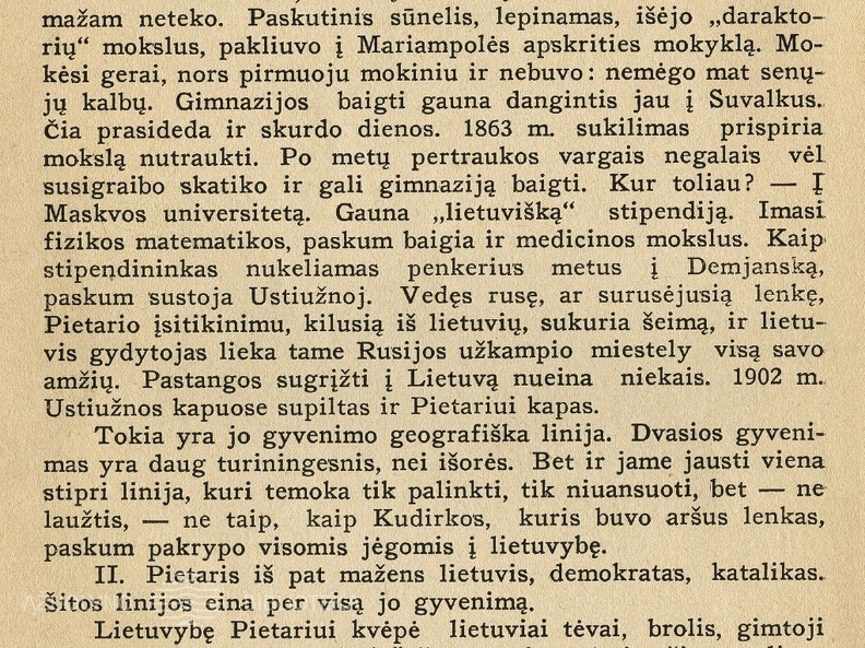 Dr. Vincas Pietaris ir jo Lapės pasaka