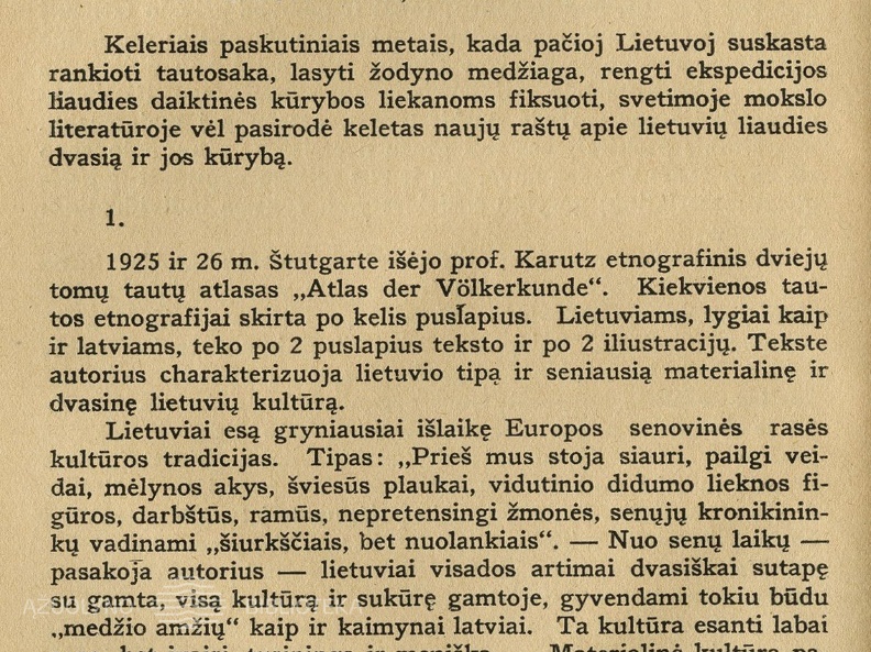 Iš naujosios lietuvių tautotyros raštų užsienyje