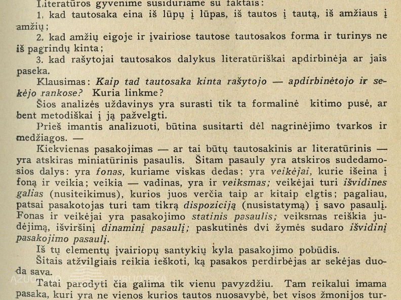 Tautosakos literatūrinis perdirbimas ir sekimas 