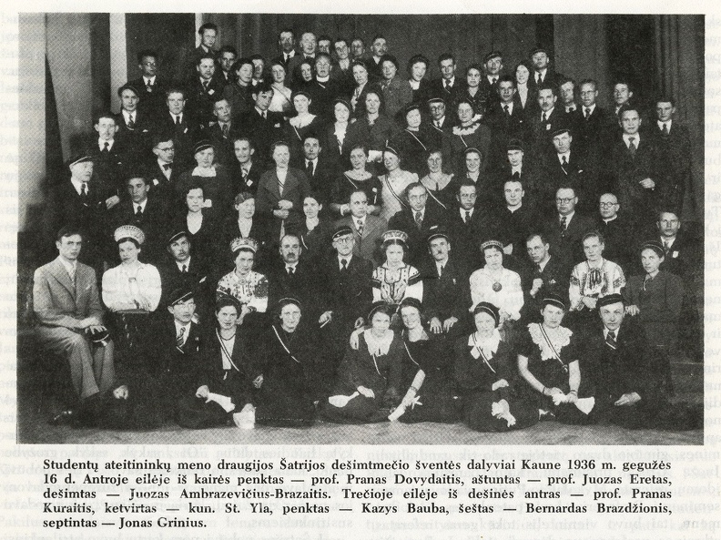 Studentų ateitininkų meno draugijos Šatrijos