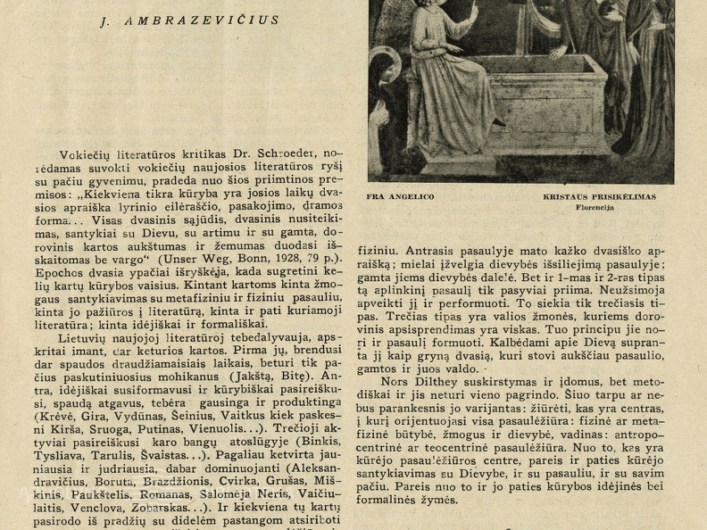 Idėjinės ir formalinės linkmės naujojoj lietuvių literatūroje