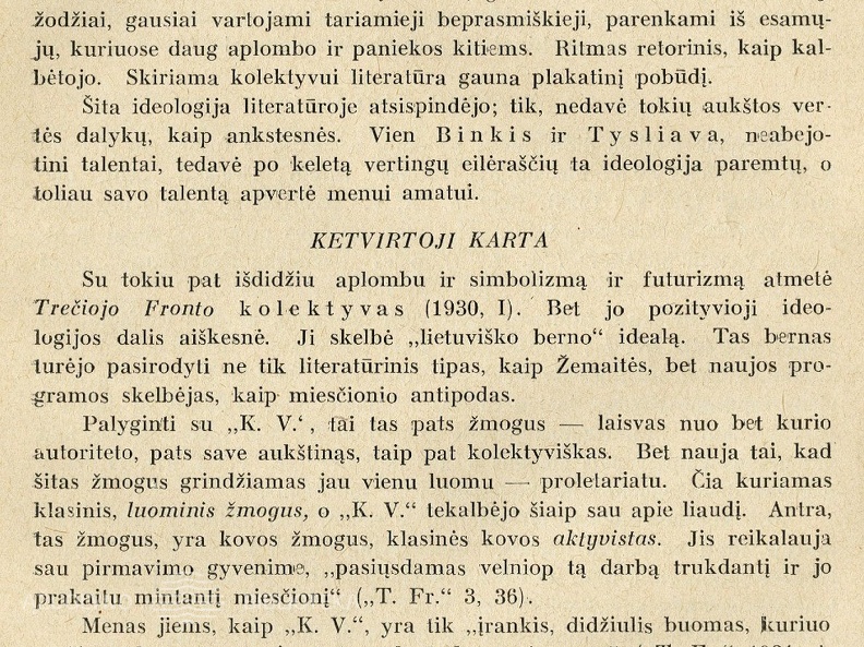 Naujosios lietuvių literatūros idėjinės ir forminės linkmės