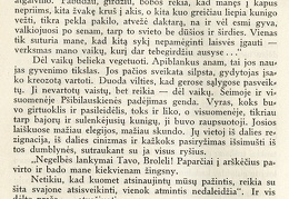 Nesudegintas lakštas ir neišbarstyti pelenai: