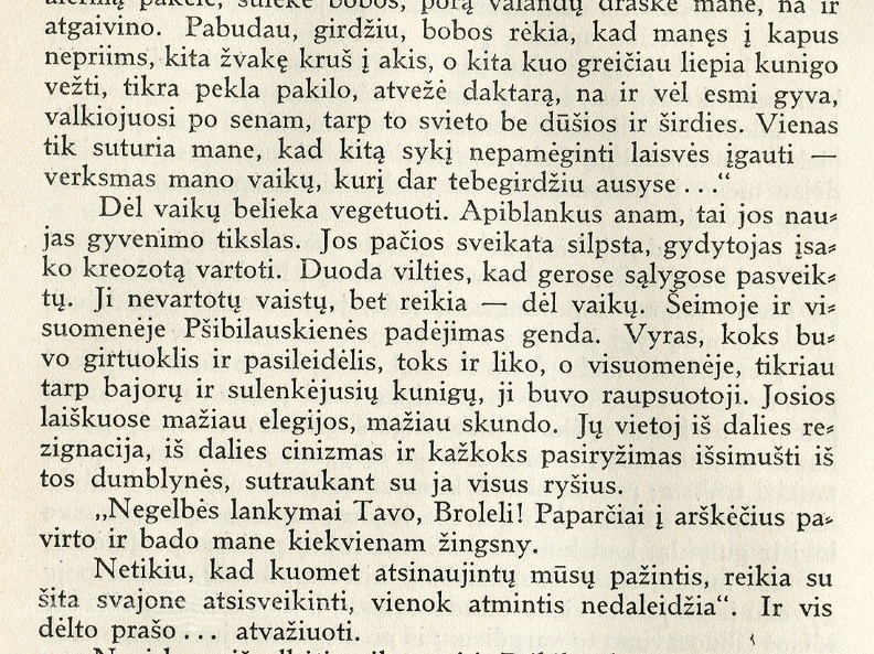 Nesudegintas lakštas ir neišbarstyti pelenai: