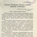 Simonas Daukantas lietuvių tautinės sąmonės evoliucijoje