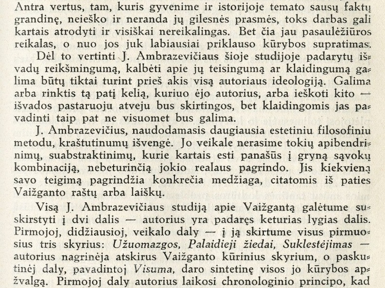 Juozas Ambrazevičius. Vaižgantas: [rec.] / Ig. Skrupskelis.