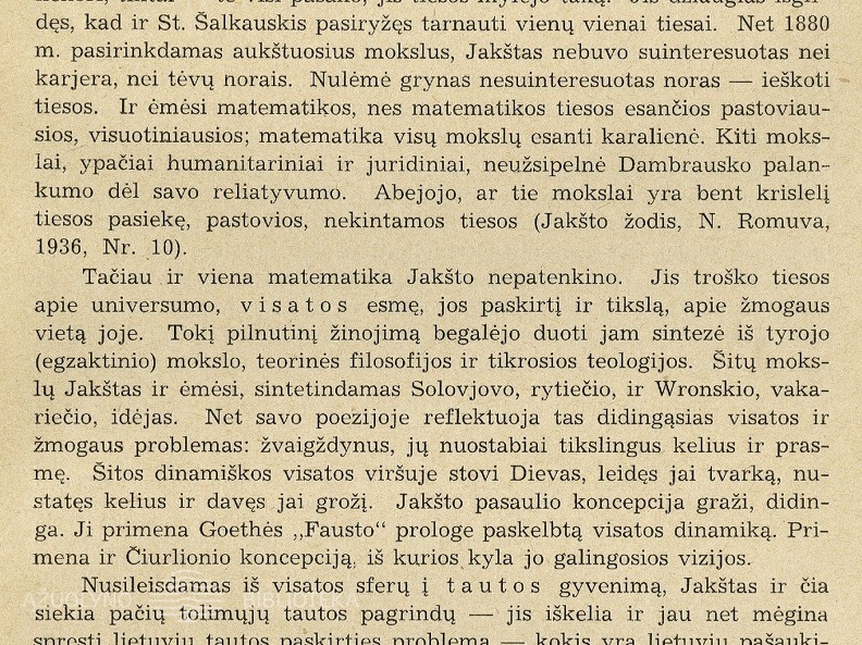 Jakšto ir Vaižganto jungas / Juozas Ambrazevičius