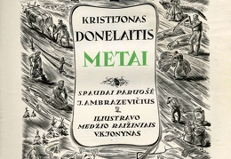Metai / Kristijonas Donelaitis ; spaudai paruošė J. Ambrazevičius 