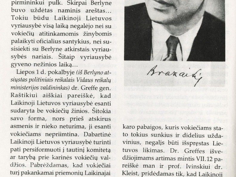 Prieš 45 metus: [apie Laikinosios vyriausybės veiklą: 