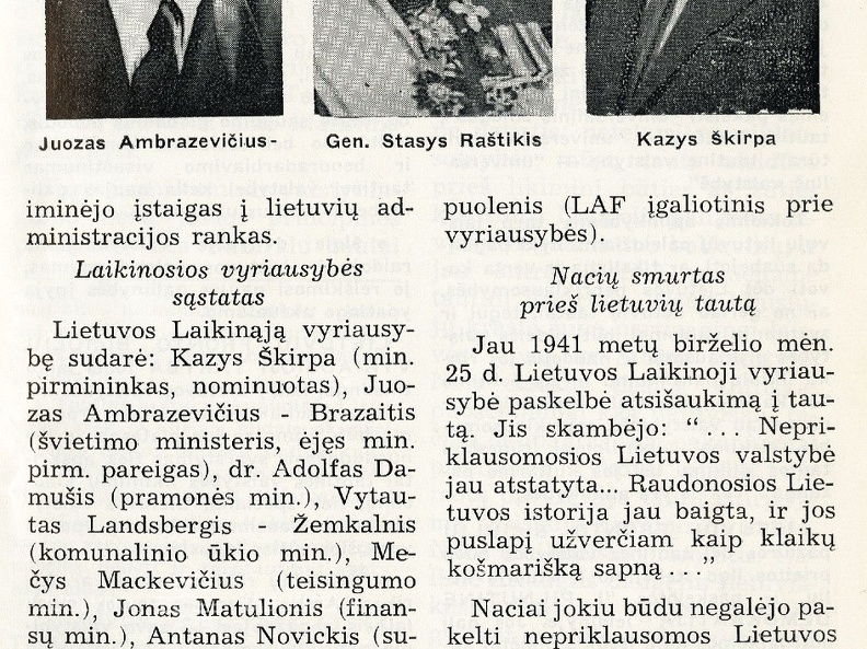 Sukilimas ir Laikinoji vyriausybė // Į laisvę.