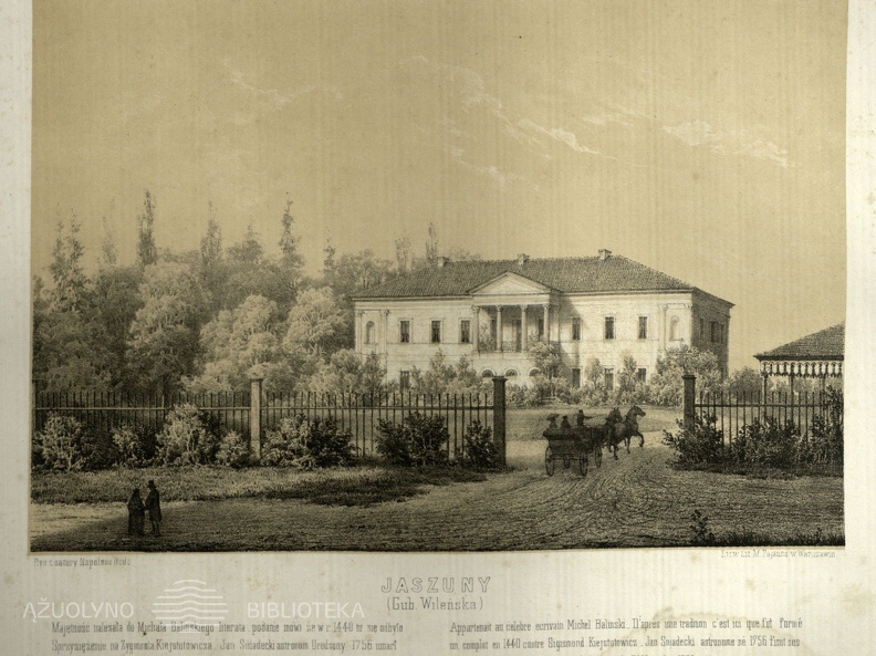 Jaszuny (Gub. Wilenska): [Mykolui Balinskiui priklausęs Jašiūnų dvaras