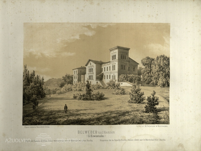 Belweder nad Niemnem (G. Kowienska): [Burbų giminės Belvederio dvaras