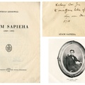 Adam Sapieha (1828–1903) / St. Kieniewicz. – Lwow, 1939.