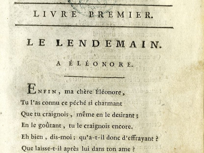 Poesies erotiques / Evariste Parny. – Bruxeles, 1828.