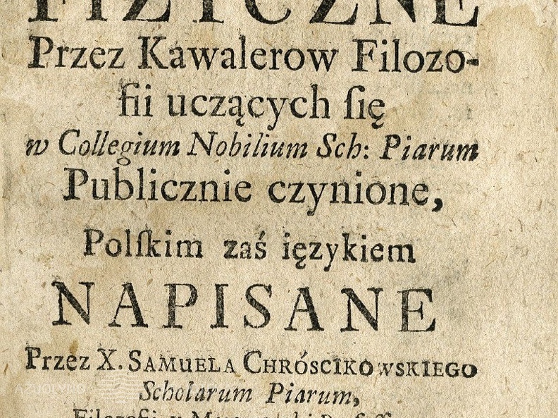 Fizyka doswiaddczeniami potwierdzona... / Samuel Chroscikowski.