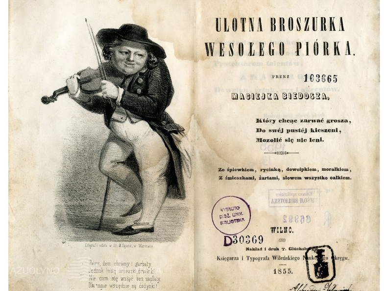 Ulotna broszurka wesolego piorka / Maciej Biedosza.