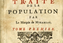 L’ami des hommes ou traite de la population