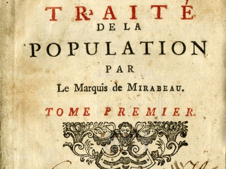 L’ami des hommes ou traite de la population