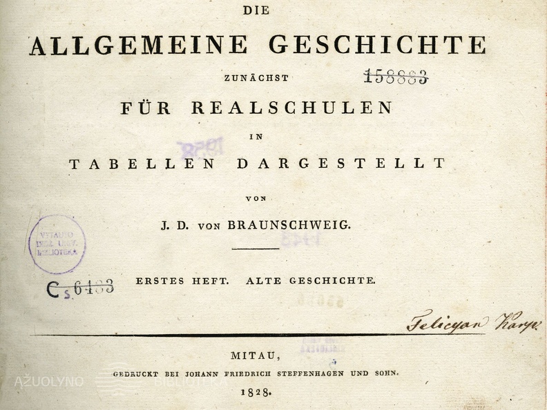 Die allgemeine Geschichte für Realschulen