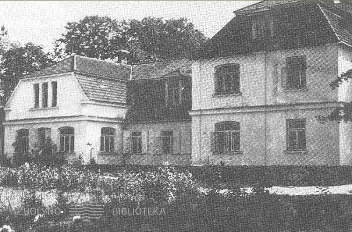 Panevėžiuko dvaro rūmai. ŠR fasadas. 1939. 