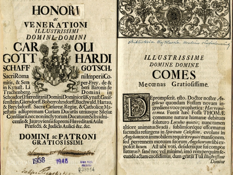 Erothema oratorium an Divus Thomas Aquinas