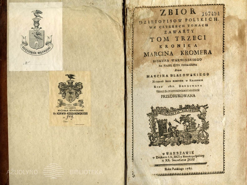Kronika Marcina Kromera biskupa Warminskiego