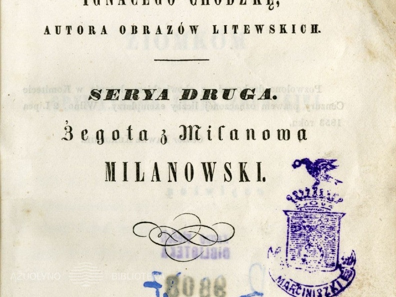 Podania litewskie / Ignacy Chodzka. – Serya druga: 