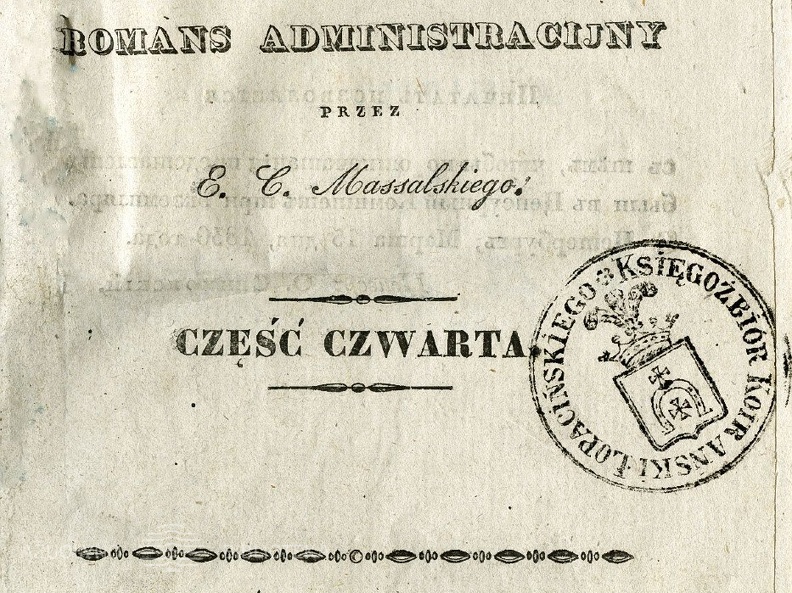 Pan podstolic albo czem jiestesmy czem byč možemy: