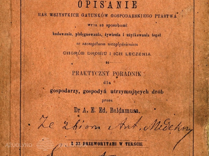 Hodowla drobu / E. Ed. Baldamus. – Warszawa: 