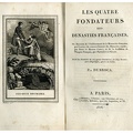 Les quatre fondateurs des dynasties francaises
