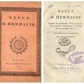 Rzecz o herbacie: Czytana na posiedzieniu Cesarskiego Towarzystwa