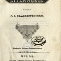 Studja literackie / J. I. Kraszewski; Wydanie Adama Zawadzkiego.