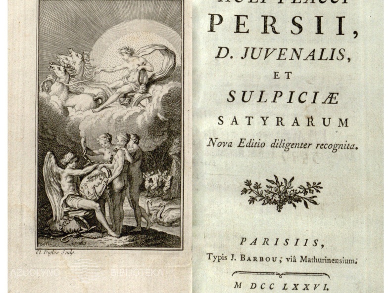 Auli Flacci Persii, D. Juvenalis, et sulpiciae satyrarum 