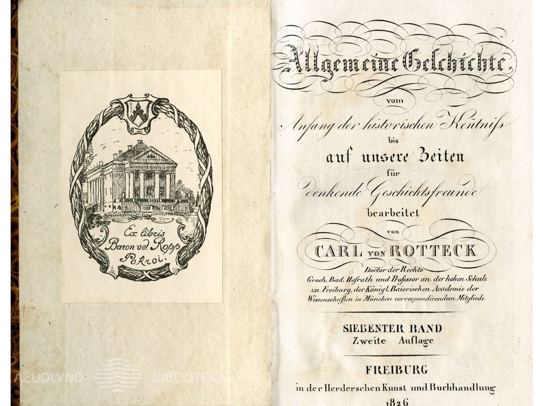 Allgemeine Geschichte vom Anfang der 