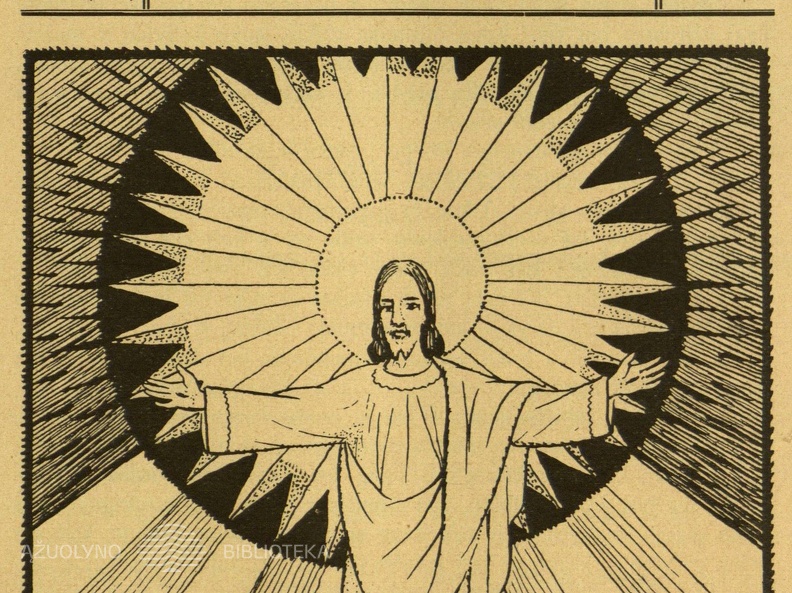 „Kristus kėlės“. Dailininkas K. Šimonis. Saulutė,