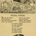 Eilėraščio „Velykų bobutė“ iliustracija. Dailininkas K. Šimonis. Saulutė, 1925, nr. 8, p. 117.