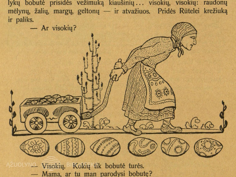 Velykų bobutė. A. G-iaus (A. Giedraičio) apsakymo