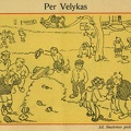 „Per Velykas“. Dailininkas A. Smetona. Saulutė, 1930, nr. 8