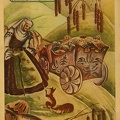 Velykė. Žurnalo viršelis. Dailininkė V. Stančikaitė. Saulutė, 1946, nr. 4.