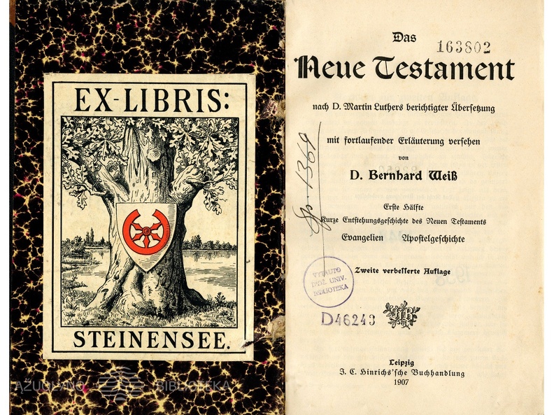 Das Neue Testament nach D. Martin Luthers berichtigter Übersetzung 